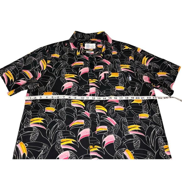 Hurley “Toucan” Hawaiian Shirt - L - Picture 6 of 7